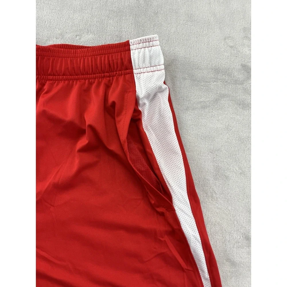 Under Armour  UA Tech Vent Shorts Men Extra Large Red White Loose Lightweight